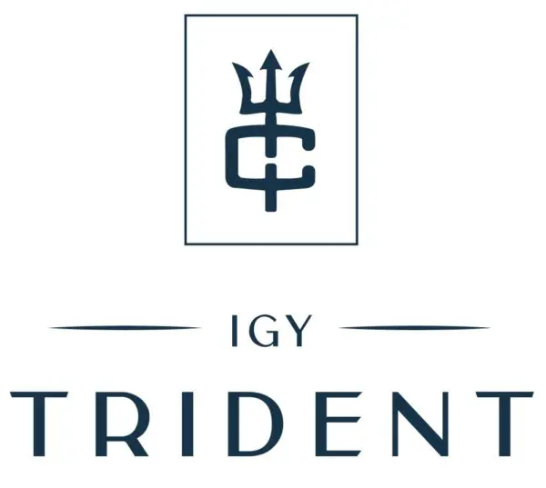 Trident logo.