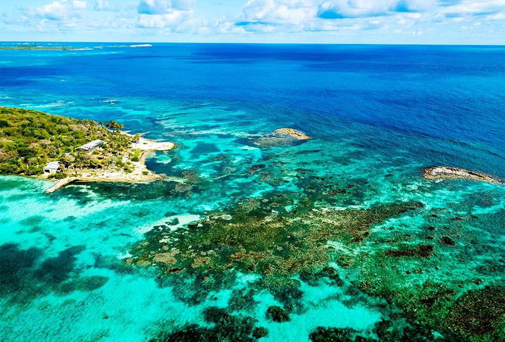 A widescreen photograph of Antigua.